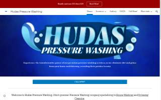 Hudas Pressure Washing website