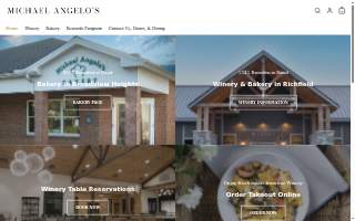 Michael Angelo's Winery website
