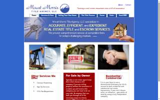 Mount Morris Title Agency LLC of Broadview Heights website