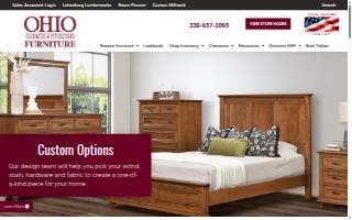 Ohio Hardwood Furniture - Richfield website