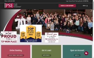 PSE Credit Union (Broadview Heights) website
