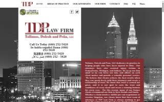 TDP Law Firm website