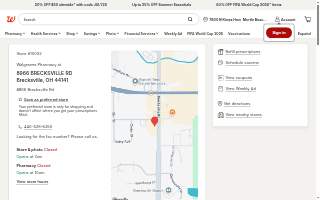 Walgreens Pharmacy of Broadview Heights website