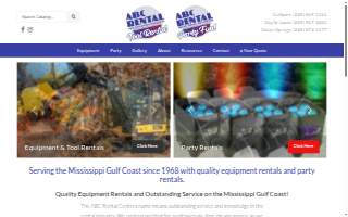 ABC Rental website