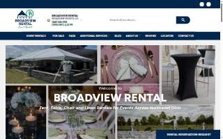 Broadview Rental website