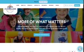 Cleveland Party Rentals of Brook Park website
