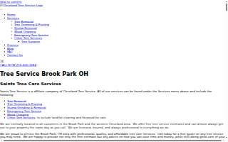 Cleveland Tree Service of Brook Park website