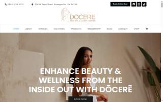 Docere Medical Spa & Laser Center website