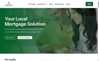 Greenly Mortgage website