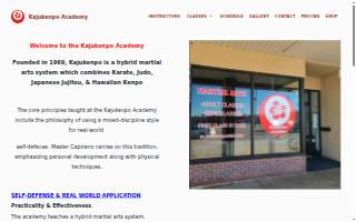 Kajukenpo Academy website