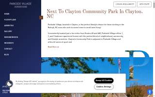 Parkside Villa website