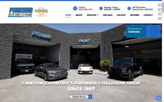 Premier Auto Body & Collision Center, llc website