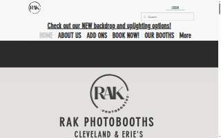 RAK Photobooths of Brook Park website