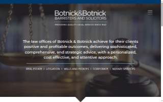 The Botnick Law Firm | DUI/OVI and Criminal Defense Attorneys of Brook Park website