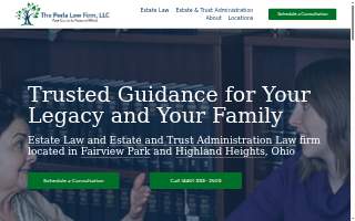 The Perla Law Firm of Brook Park website