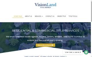 Visionland Title Agency LLC of Brook Park website