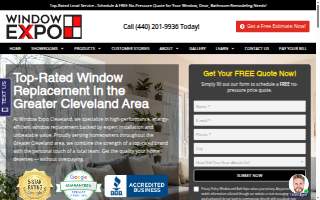 Window Expo Cleveland of Brook Park website