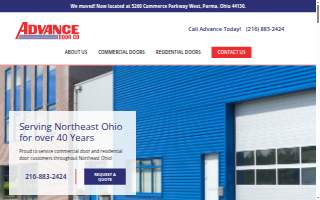 Advance Door Company of Brooklyn website