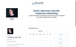 Avalanche Advertising of Brooklyn website