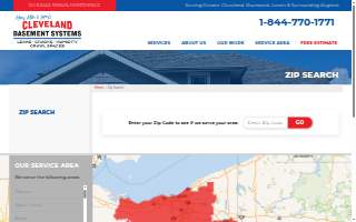 Cleveland Basement Systems of Brooklyn website