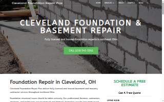 Cleveland Foundation Repair Pros website