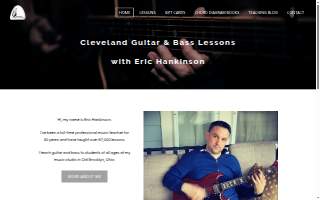 Cleveland Guitar and Bass Lessons with Eric Hankinson website