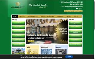 Emerald City Jewelers website