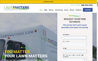 LawnMatters website