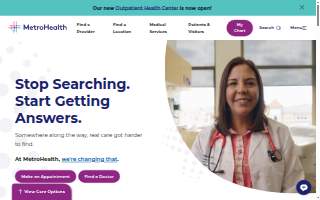 MetroHealth Behavioral Health Services website