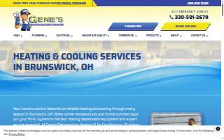 Heating and Cooling Services website