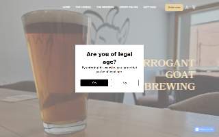 Arrogant Goat Brewing LLC website