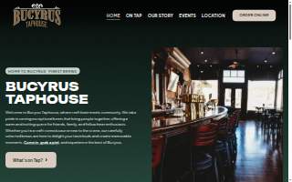 Bucyrus Taphouse website