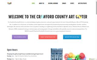 Crawford County Art Center website