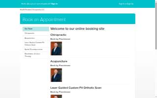 Health Forward Chiropractic website