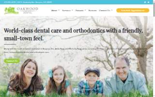 Oakwood Dental website