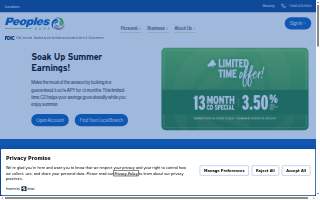 Peoples Choice Finance website