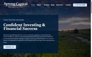 Spreng Capital website