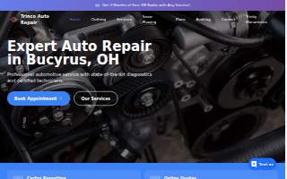 Trinco Auto Repair website