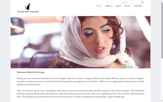 Black Cat Vintage website