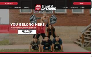 Crossfit Onerous website