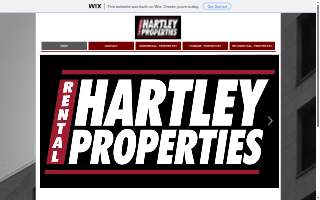 Hartley Rental Properties website