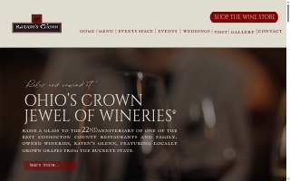 Raven's Glenn Winery & Restaurant website