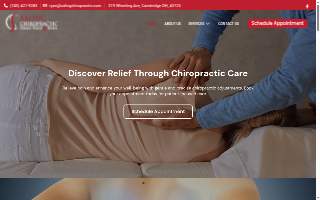 Saling Chiropractic Hand, Foot & Spine website
