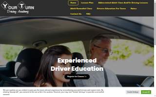 Your Turn Driving Academy website