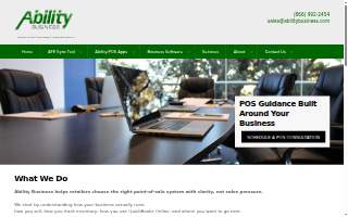 Ability Business website