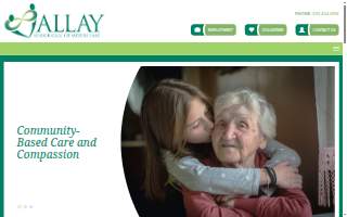 Allay Senior Care of Meyers Lake website