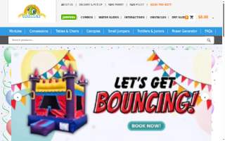 Bounce-with-us party rentals LLC. website