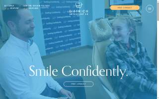 Dietrich Orthodontics of Canton website