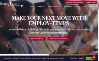 Employ-Temps Staffing Services website