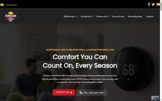 Forquer Heating and Air Conditioning, Inc. website